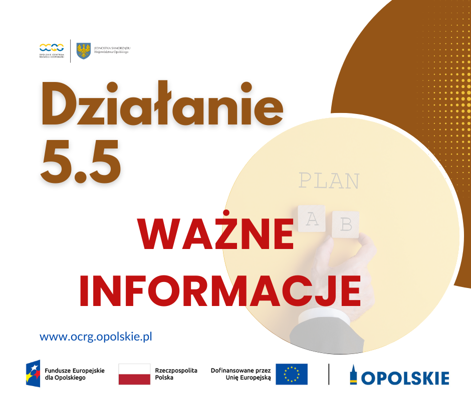 DZIAŁANIE 5.5 ADAPTACYJNOŚĆ PRACODAWCÓW I PRACOWNIKÓW – zmiany w regulaminie