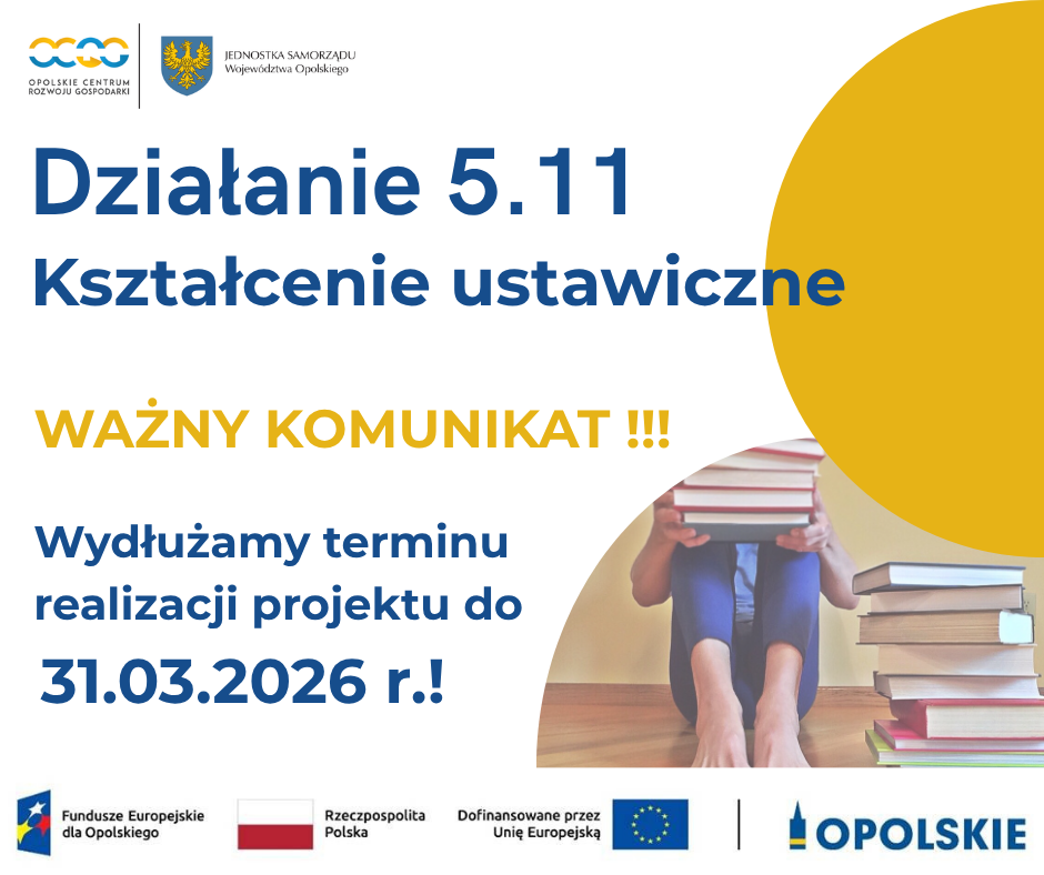 5.11 Kształcenie Ustawiczne –  ważna informacja dla osób z listy rezerwowej