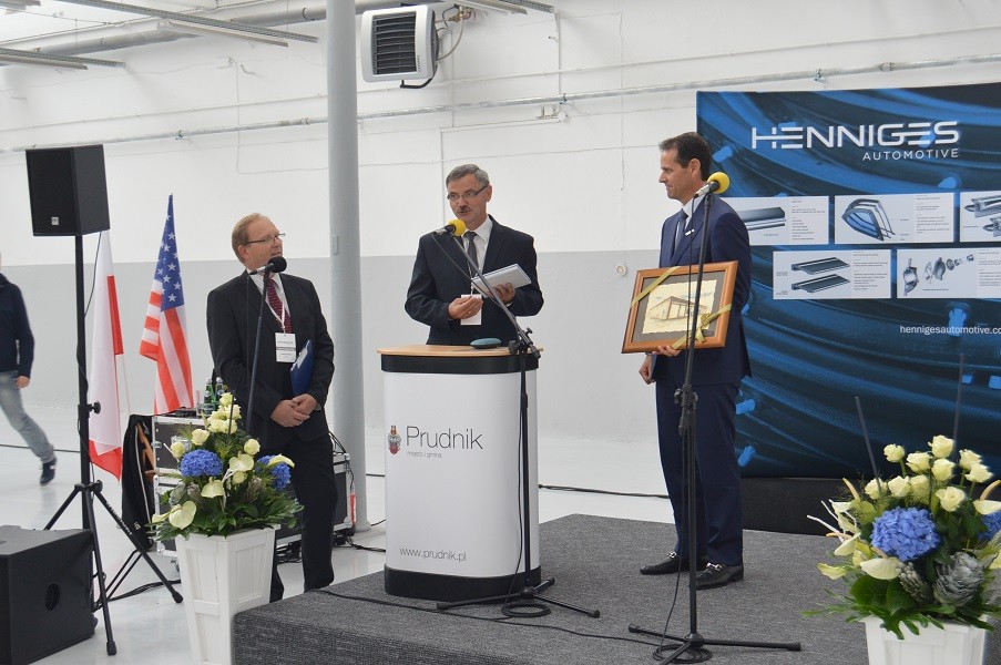 Uroczyste otwarcie firmy Henniges Automotive
