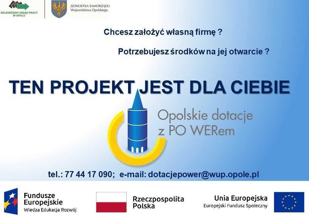 Chcesz założyć firmę? Zgłoś się do Wojewódzkiego Urzędu Pracy w Opolu