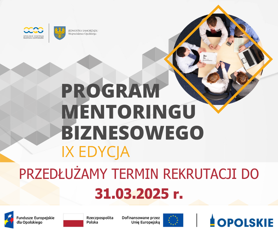 Rekrutacja do Programu Mentoringu Biznesowego przedłużona do 31 marca!