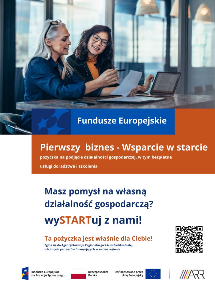 Pożyczka w ramach programu PIERWSZY BIZNES – WSPARCIE W STARCIE