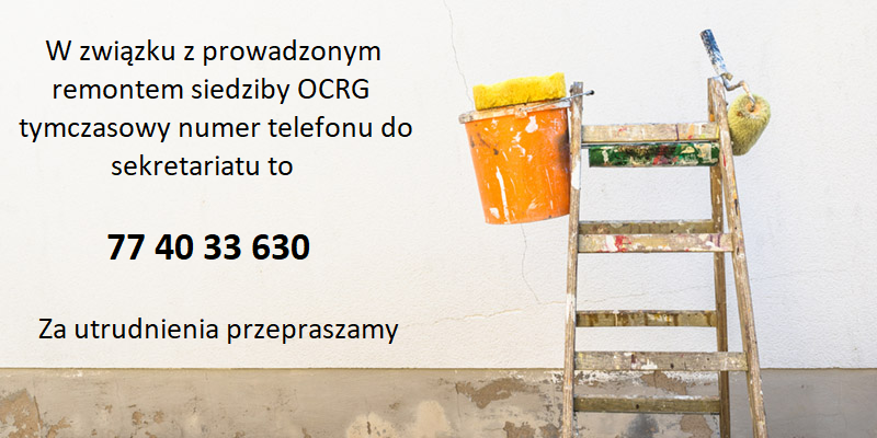 Remont siedziby OCRG